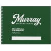 Murray Sporting Goods Classic Basketball Scorebook - 35 Games Green