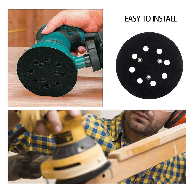 eMagTech 5 Inch Sander Backing Pad Sander Base 125mm 8