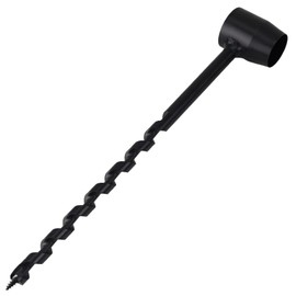 Larcele Hand Auger Wood Drill, Scotch Eye Wood Auger Drill Bit Survival Wrench Tool for Camping and Bushcraft ZLZ-01 (10mm/ 0.39in)
