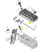 Sea-Doo Seadoo 4-Tec Spark Plug Pipes 420851754 & Valve Cover
