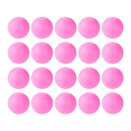 20 Pieces Pink Table Tennis Balls, 40Mm Plastic Table Tennis Balls, Plain Table Tennis Balls, No Logo Table Tennis Balls, Table Tennis Training, Beginner Training Balls