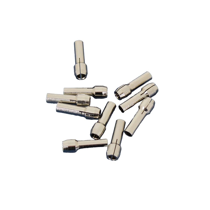 TEMO 50 pc Durable Shiny 1/8 Inch Rotary Tool Collet