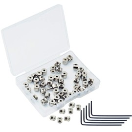 SUBANG - 50 piezas para guardar alfileres con 5 llaves en caja de almacenamiento, 5 mm x 6 mm