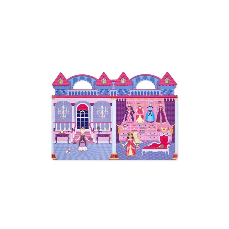 Melissa & Doug Set de Juego de Autoadhesivos Esponjosos Princesas,