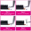 Lashes Extension Mixed Tray 15-20mm Easy Fanning Volume Lashes C