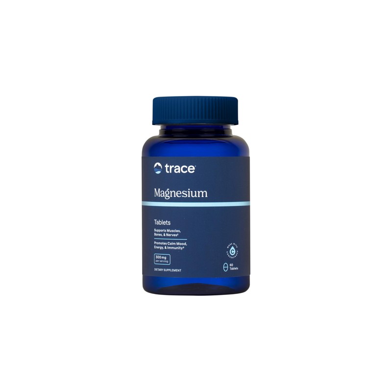 Trace Minerals Magnesium Tablets, 60 Tabs Tabletas de Magnesio 60