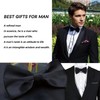 Guokoo Bow Ties for Men Solid Color Bow Tie Pre-Tied