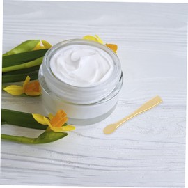 Housoutil 10pcs Face Cream Spoons Lightweight Cosmetic Spoons for Easy Application of Skincare Products for Mixing Testing and Travel Use