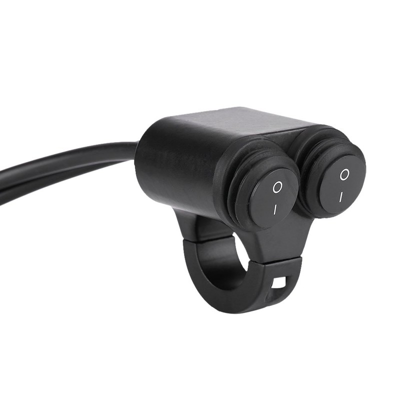 22 mm Universal Motorcycle Handlebar Headlight Brake Fog Light Horn