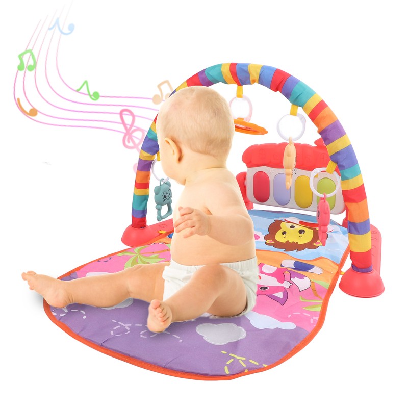 Baby Gym Playmat Piano Improve Motor Skill Sensory Stimulation Learning