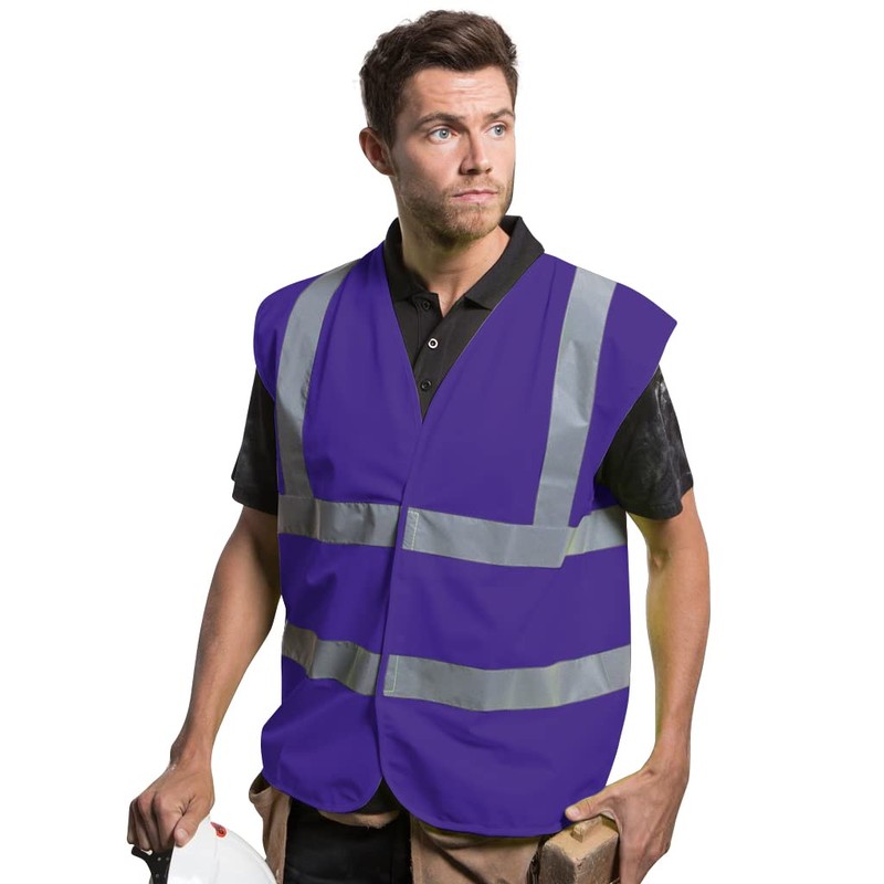 Yoko Men's Yk001/Hvw100 Hi Vis 2 Band and Braces Waistcoat