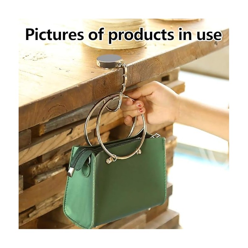 3 PCS Foldable Purse Hook Floding Handbag Hanger Premium Women's