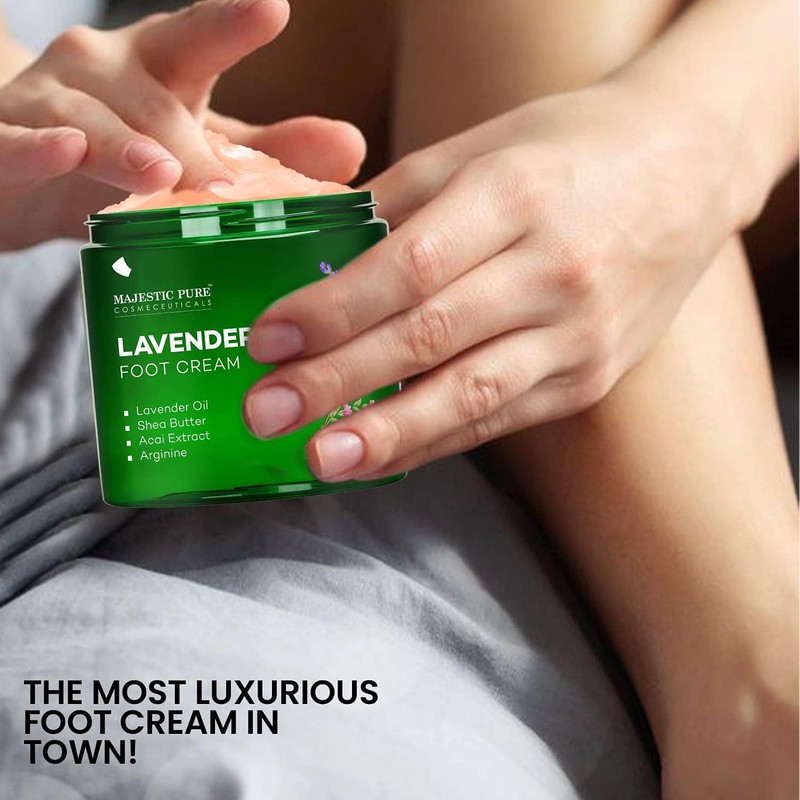 Lavender Oil Foot Cream with Shea Butter | 8 oz