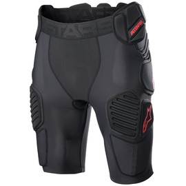 Alpinestars 6507523-13-XL: Bionic Pro Protection Shorts Black/Red Xl