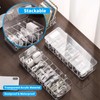 2 Packs Clear Cable Organizer Boxes with 20 PCS Cable