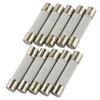 Pack of 10 SeKi Ceramic Fuses 2 A, 6 x