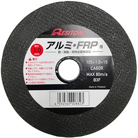 Regiton Cutting Wheel for Aluminum and FRP 1 Piece 4.1 x 0.04 x 0.6 inches (105 x 1.0 x 15 mm)