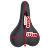 Noguchi JT2342 Bicycle Saddle, Sports Saddle, Black