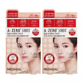 Mediheal [메디힐] 에이제로샷 트러블 드레싱 스팟 패치 80회용 X2개 Mediheal Azero Shot Trouble Dressing Spot Patch 80pcs x 2 [80-time use spot patch x2]