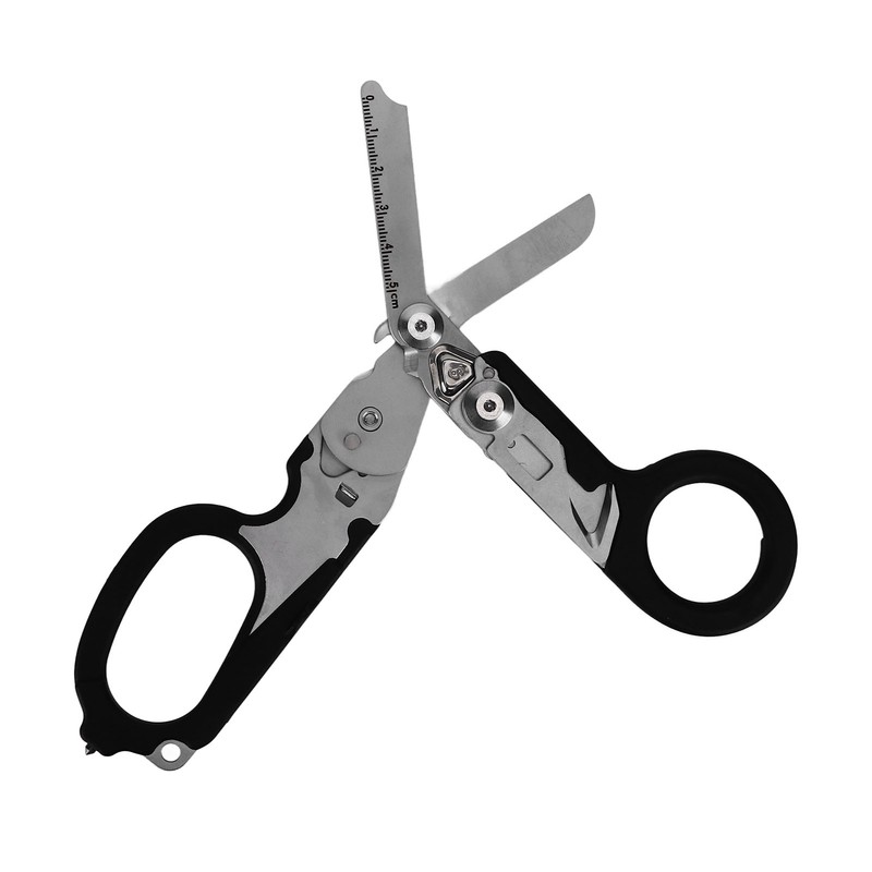 Emergency Response Shears Foldable Multifunctional Scissors Portable Stainless Steel Scissors
