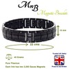 MnB Magnetic Bracelets Titanium Bracelet (Black)