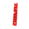 MAD HORNETS 3D Turbo Logo Car Emblem Trunk Sticker Red
