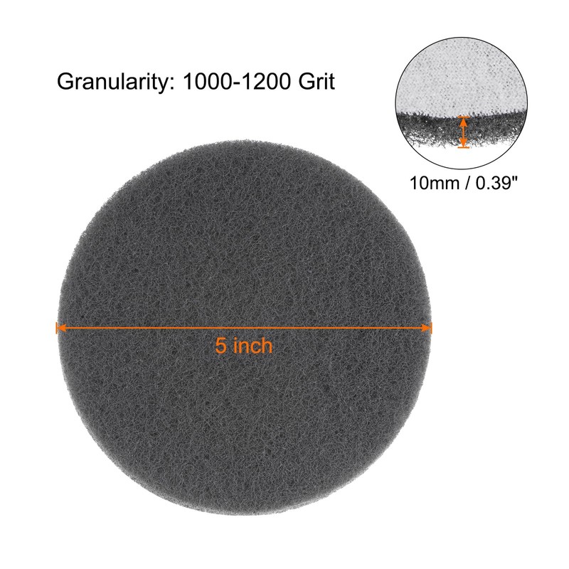 sourcing map 10pcs Drill Power Brush 5 inch Tile Scrubber