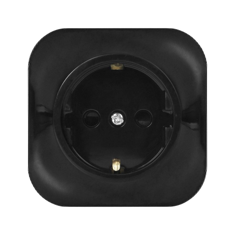Surface-Mounted Socket RT1 Series Black