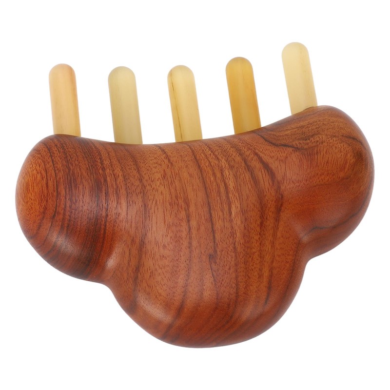 Rosewood Meridian Comb Wide Comb Teeth Reduce Stress Wooden Scalp