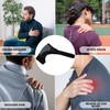 JTMKYO 1 Piece Grey Shoulder Pad, Adjustable Shoulder Support, Rotator