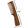THE Unltd India finest Neem wood Handmade Comb For Detangling