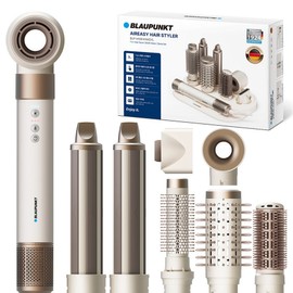 Blaupungt 7in1 Multi-Styling BLDC Air Easy Hair Styler + Holder Set, BLP-HD8141WGYL, Warm Gray / 블라우풍트 7in1 멀티스타일링 BLDC 에어이지 헤어스타일러 + 거치대 세트, BLP-HD8141WGYL, 웜그레이