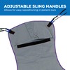Patient Aid Full Body Solid Fabric Lift Sling - Soft