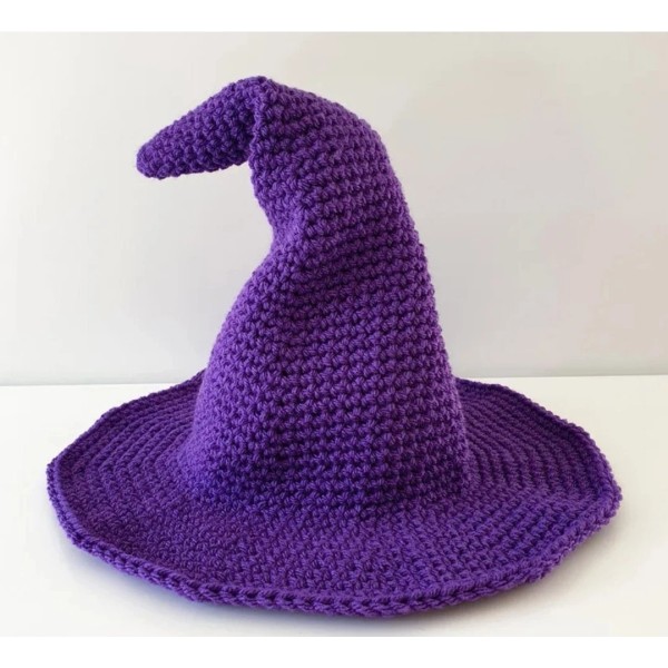 Under The Willow Designs Witch Hat Handmade Crochet Halloween Costume