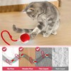 XdealCozyxc 2 Pcs Electric Cat Rolling Ball Interactive Dog Toy,