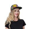 AKMCBSH Graffiti Snapback Baseball Cap, Hip Hop Style, Adjustable Flat