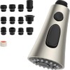 Hibbent 3-Function Pull Down Kitchen Faucet Head Replacement with 12