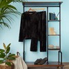 CityComfort Men's Long Fleece Pyjamas, Winter - black, size: xxl
