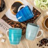 vancasso Bonita 12 Oz Coffee Mugs Set of 6, Ceramic