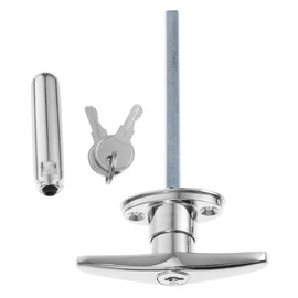 Operitacx Torschloss-set Für Garage Aus Metall Mit Schlüssel Scheunengriff-schloss-set Für Tore Einfaches Verriegeln