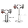 sourcing map Wall Mount Ceiling Mount Pipe Support, 304 Stainless