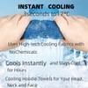 HoneyHu Cooling Hoodie Towels Cooling Neck Wrap for Hot Weather