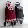 Simple Check Foldable Hand Cart Cart Black