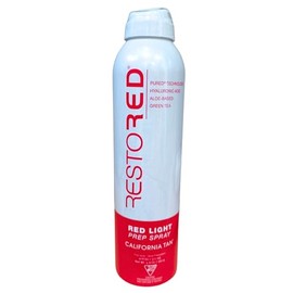California Tan RestoRed Prep Spray 177 ml, Activador de Colágeno Bronceado Sensible Aerosol