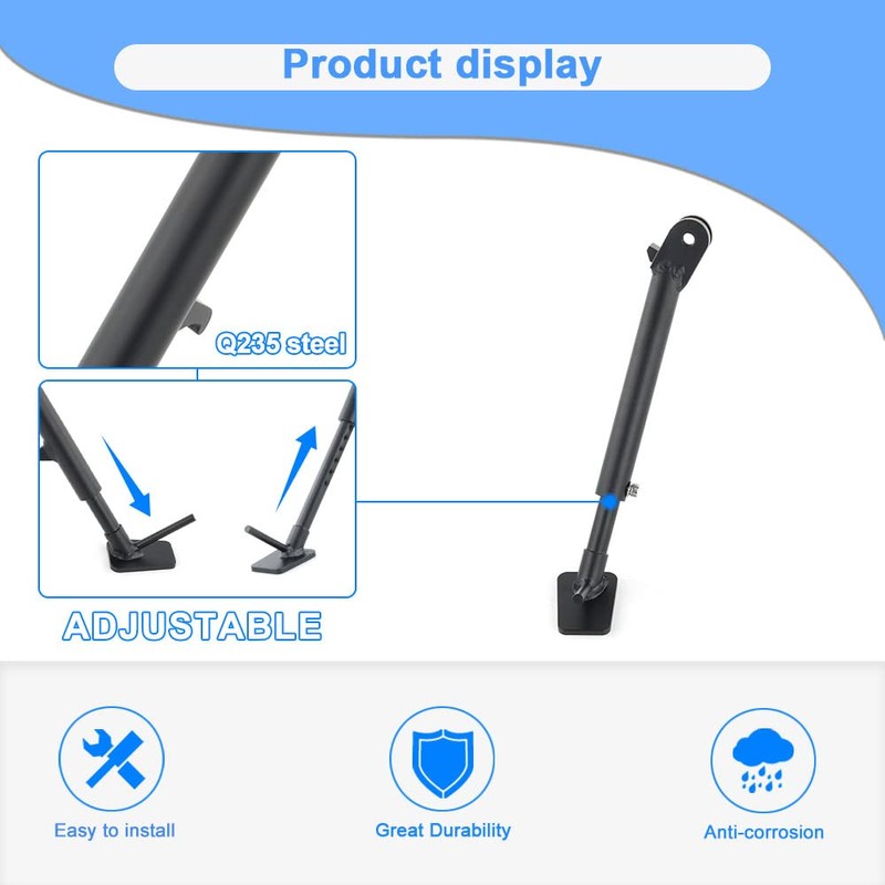 Mantt Motorcycle Adjustable Kickstand Stand Fit for Tenere 700 2024