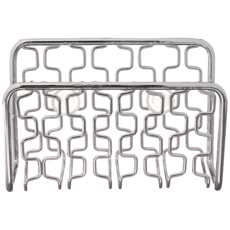 Spectrum Diversified Bento Suction Sink Sponge Holder Chrome