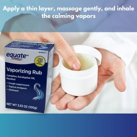 FUSION SHOP STORE Smart choices, meaningful life! Vaporizing Rub with Eucalyptus Oil Camphor Menthol- Ointment 3.53 oz (Pack of 1)