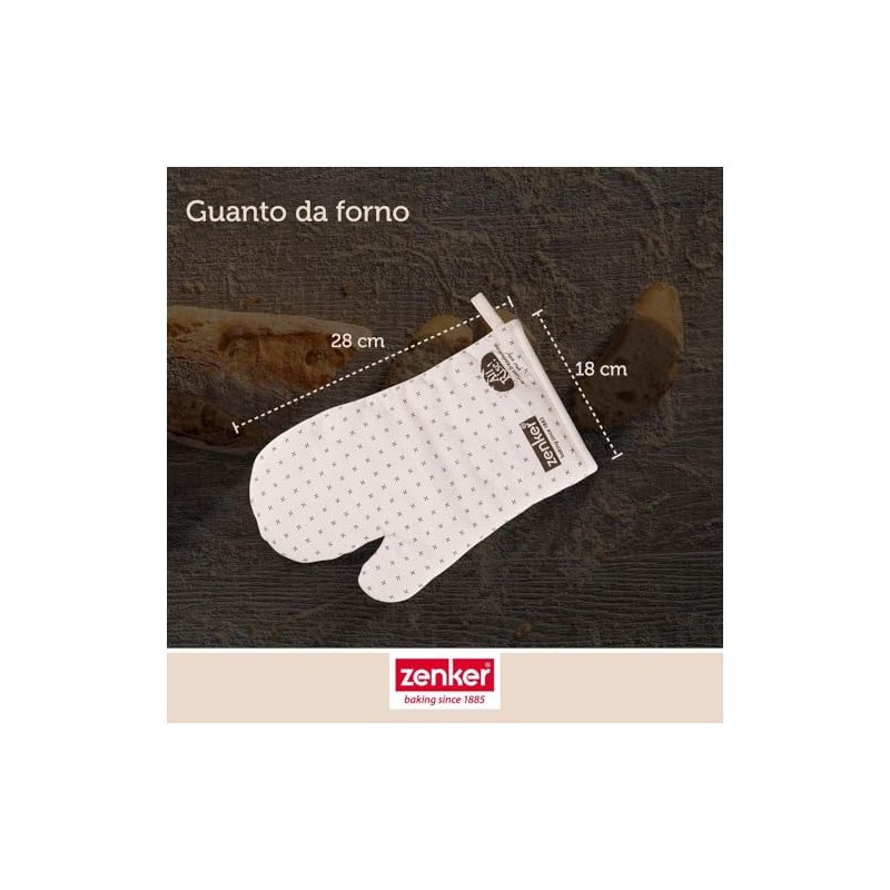 Zenker 7320 Oven Glove Cotton Beige