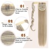 TESSClip In Ponytail Hair Extensions Blond 23 Inches, Ash Blonde