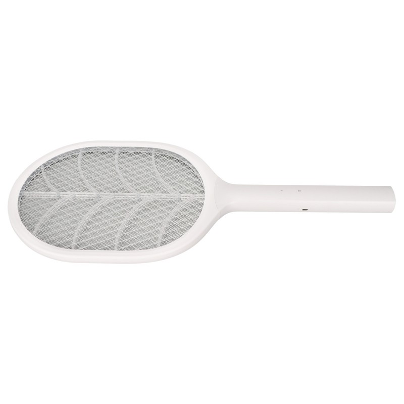 Electric Fly Swatter USB Charging Purple Light 3 Layers Safety